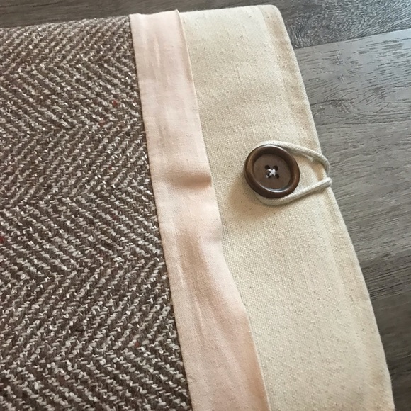 MacBook Air Laptop Sleeve- Pink Herringbone - Picture 6 of 7